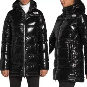 The NorthFace Gotham Parka in Black Matte Shine